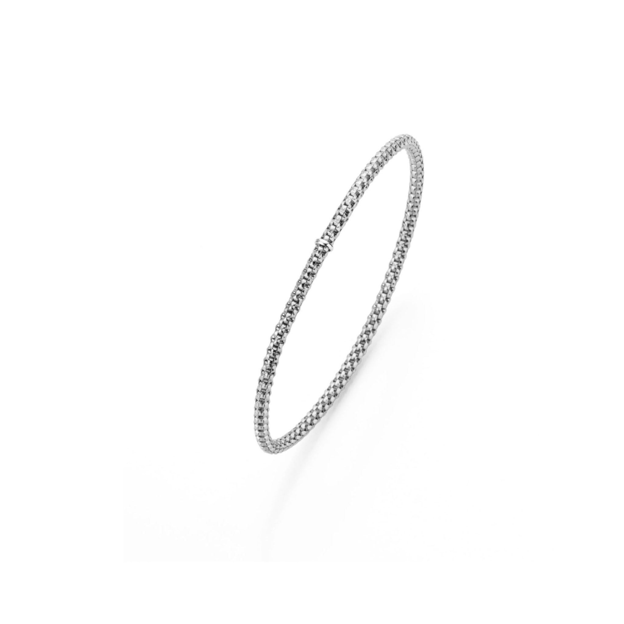 Armband 18k Weißgold elastisch