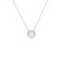 Anhänger mit einem Brillant 0,30 ct. in Zargenfassung als Solitair in Weißgold 750/-