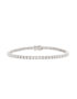 Ein besonderes Armband in Weißgold 750/-bzw. 18 kt. rundum mit Brillanten besetzt.