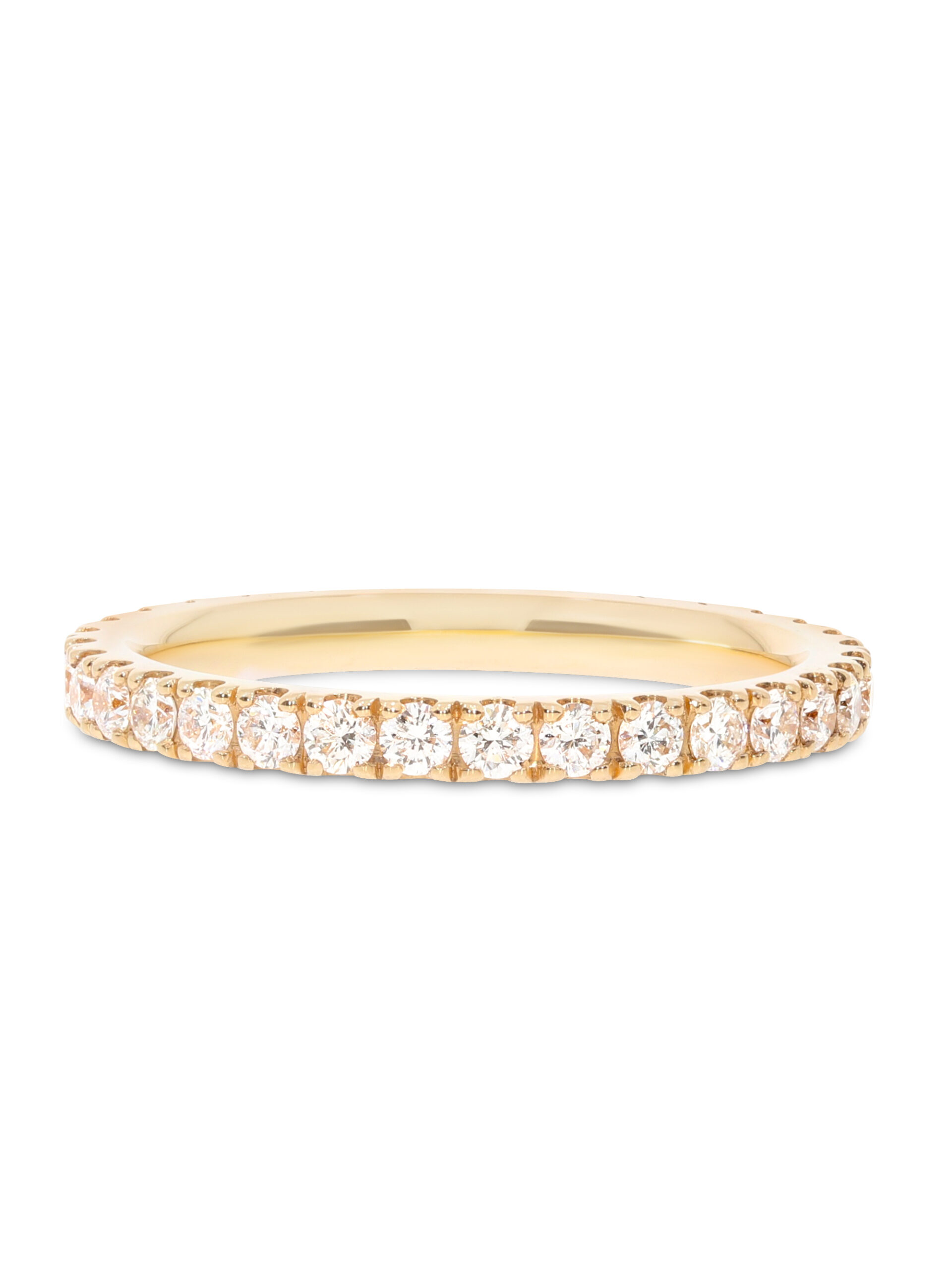 Ein Memoire-Ring in Roségold 750/- mit Brillanten ausgefasst