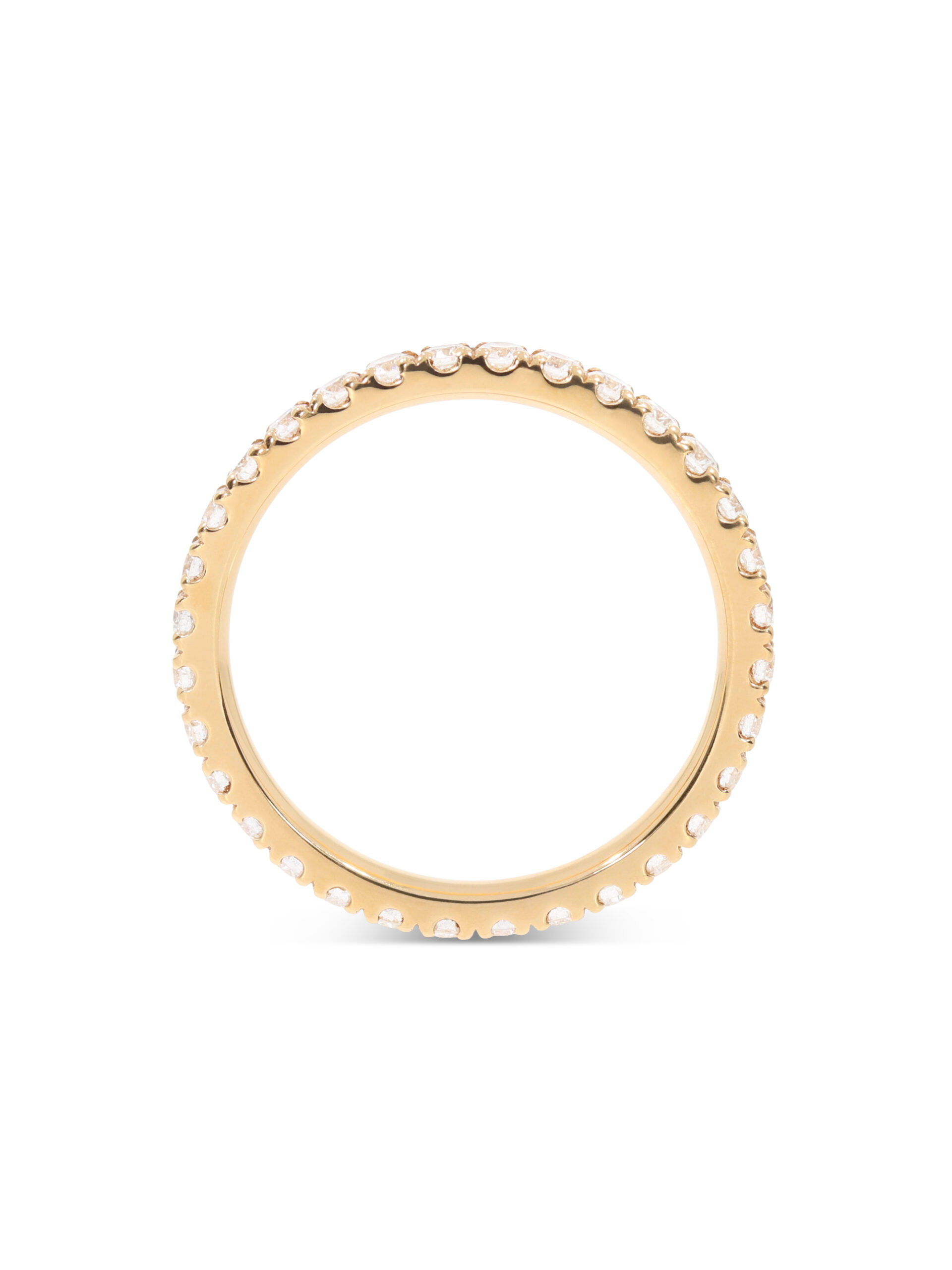 Ein Memoire-Ring in Roségold 750/- mit Brillanten ausgefasst.