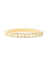 Ein Memoire-Ring in Roségold 750/- bzw. 18 kt. rundum mit gelben Brillanten ausgefasst