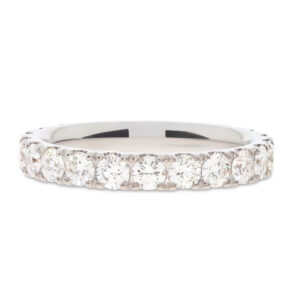 Ein Memoire-Ring in Weißgold 750/- mit Brillanten - voll ausgefasst.