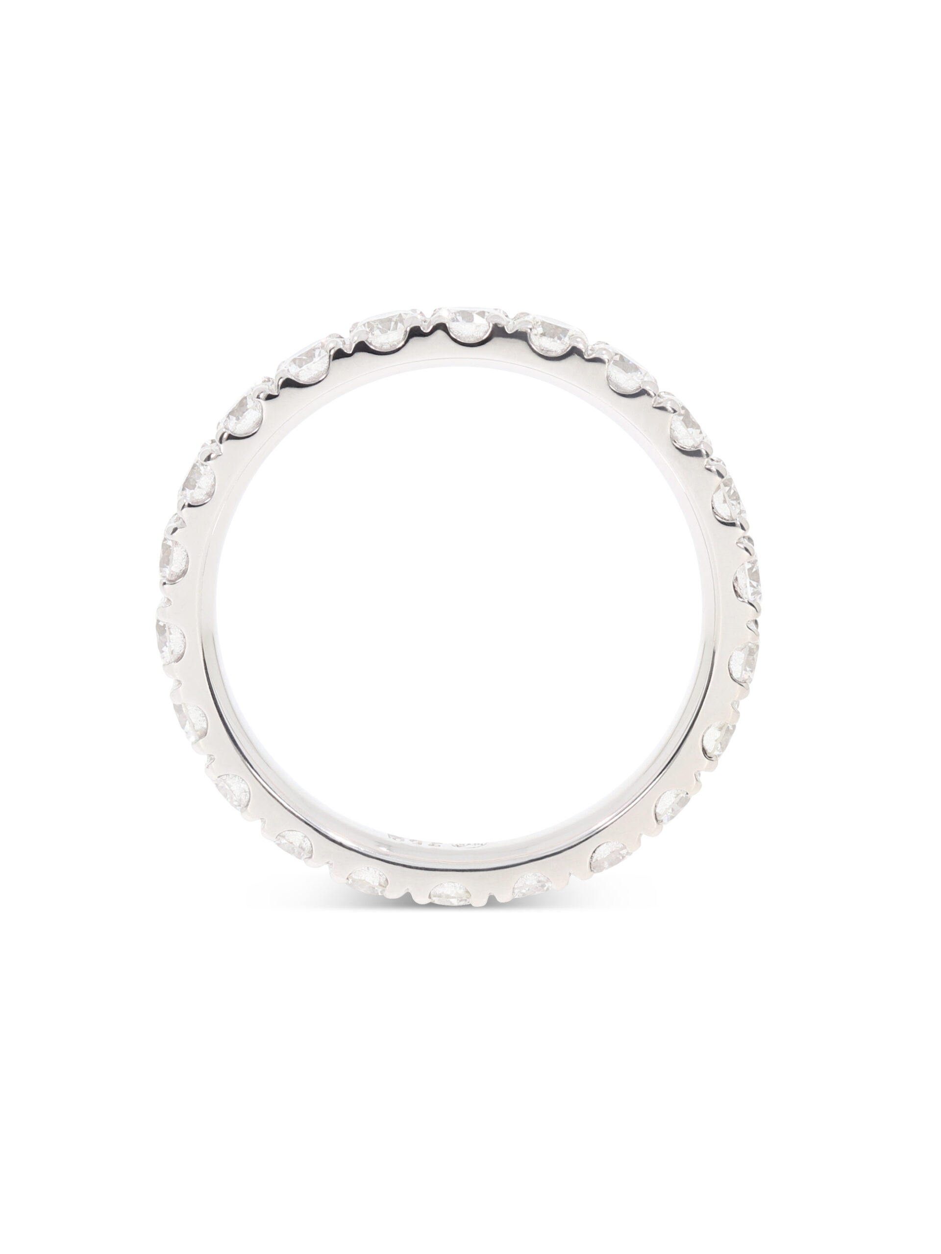 Ein Memoire-Ring in Weißgold 750/- mit Brillanten - voll ausgefasst.