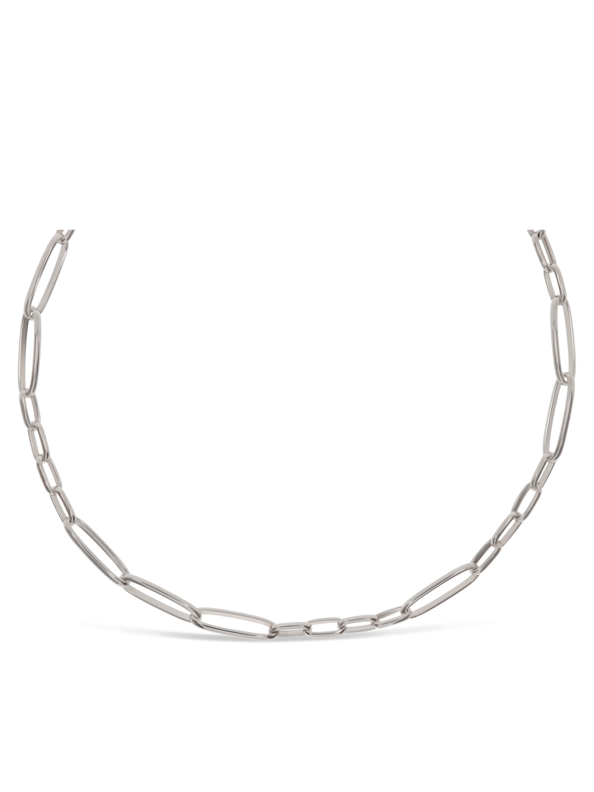 Eine Gliederkette in Weißgold 750/-, die ein Statement abgibt.