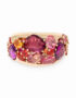 Ein außergewöhnlicher Ring in Roségold 750/- mit Mandaringranaten, Granaten und Saphiren
