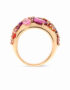 Ein außergewöhnlicher Ring in Roségold 750/- mit Mandaringranaten, Granaten und Saphiren