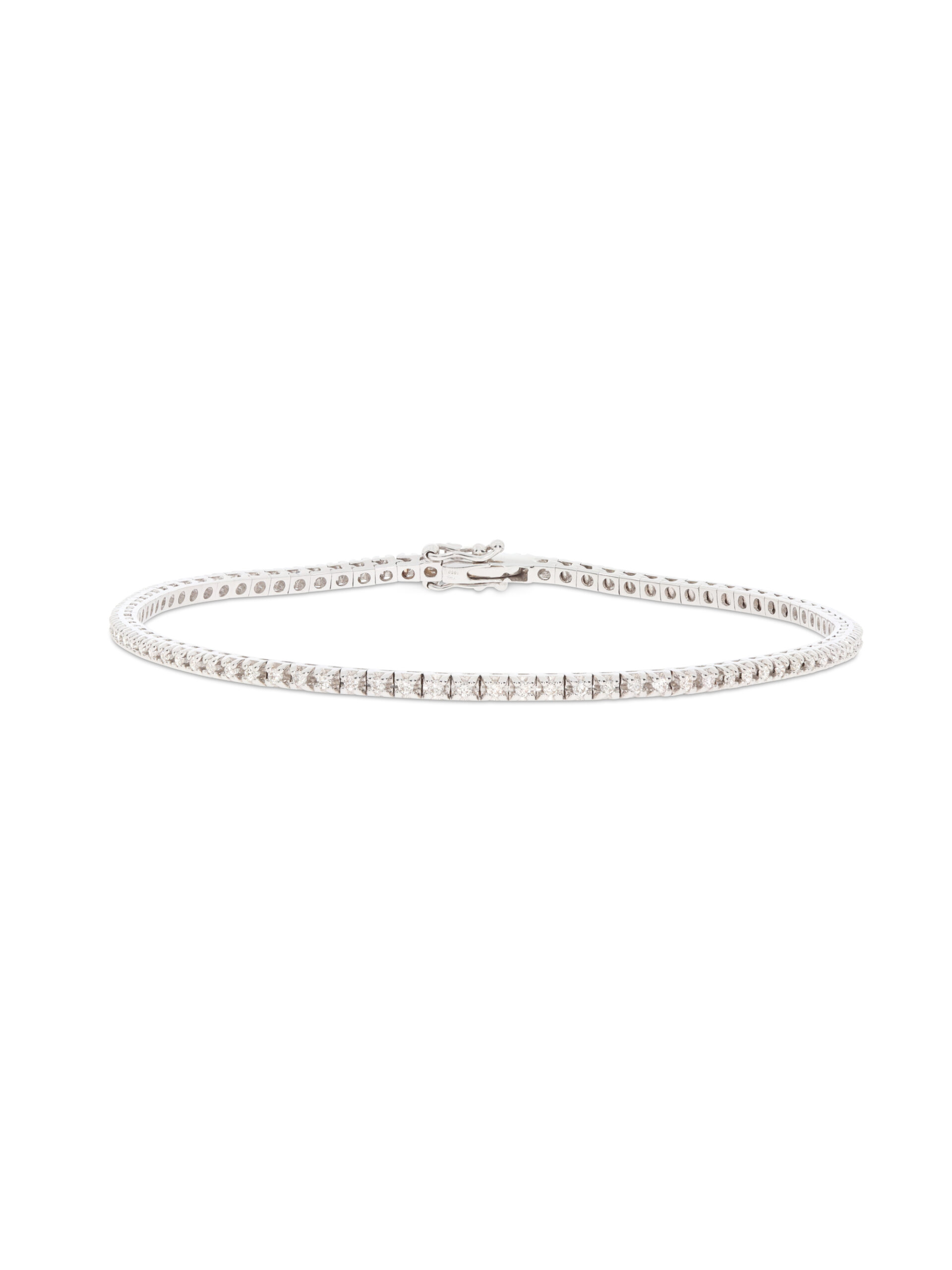Tennisarmband in Weißgold mit Brillanten