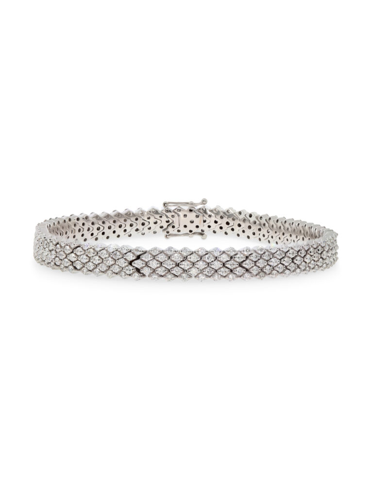 Tennisarmband – Dreireihig