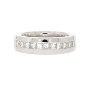 Memoire-Ring mit Princess Diamanten