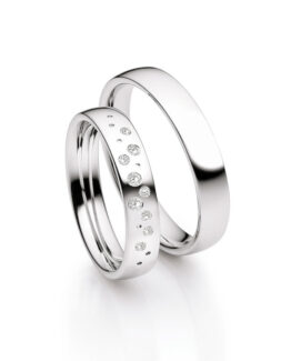 Eheringe klassisch mit Brillanten