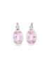 Ohrsteckereinhänger mit Kunzite zum Wechseln in Weißgold 750/-