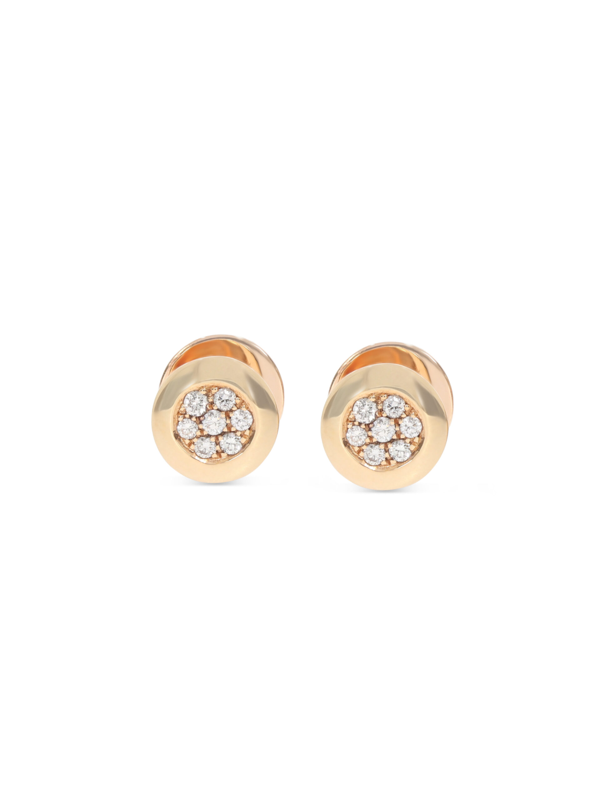 Elegante Ohrstecker in Roségold 750/- mit Brillanten besetzt