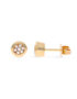 Elegante Ohrstecker in Roségold 750/- mit Brillanten besetzt