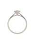 Ein klassischer Verlobungsring in Weißgold 750/- mit einem Brillanten 0,50ct.