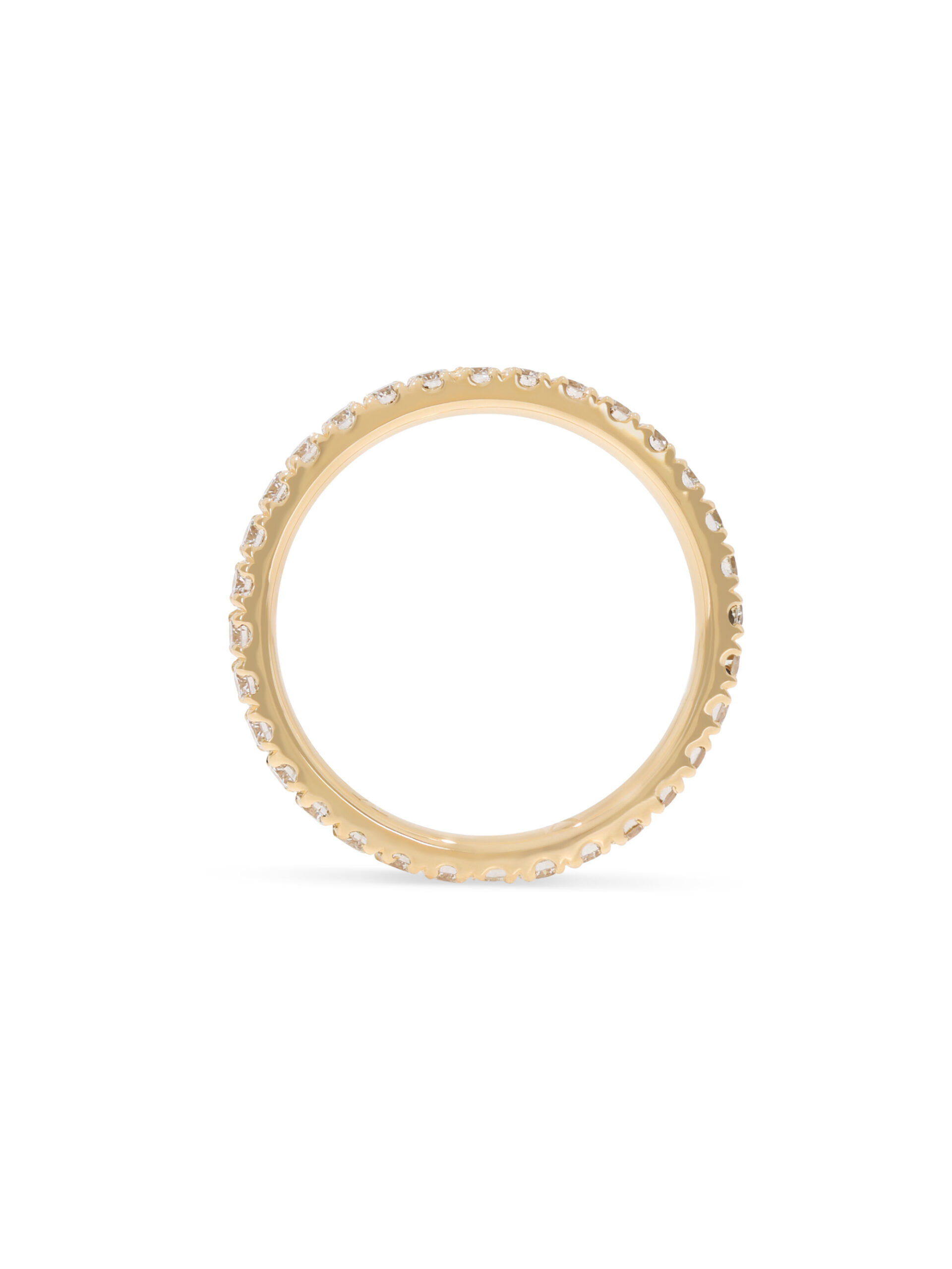 Memoire-Ring in 750/- Gelbgold mit 32 Brillanten