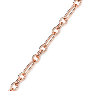 Anker-Armband mit verschieden großen Gliedern in 750/- Roségold