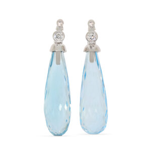 InDePendant Einhänger mit blauen Topas und Brillanten