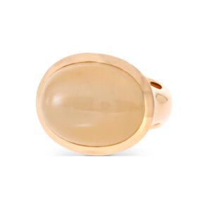 Moonlight Ring aus Roségold 750/- mit einem Mondstein