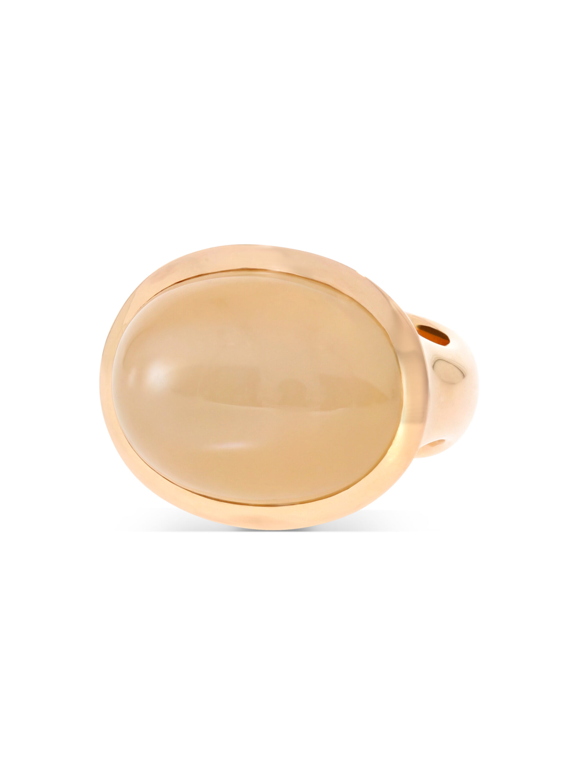 Moonlight Ring aus Roségold 750/- mit einem Mondstein