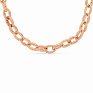 Collier mit ovalen Gliedern in 750/- Roségold