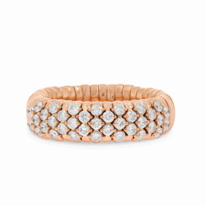 Ring mit Brillanten in 750/- Roségold