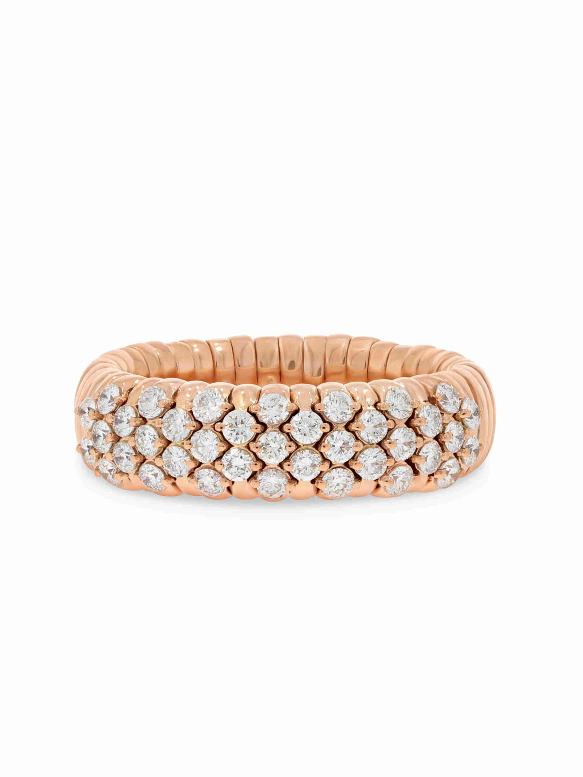 Ring mit Brillanten in 750/- Roségold