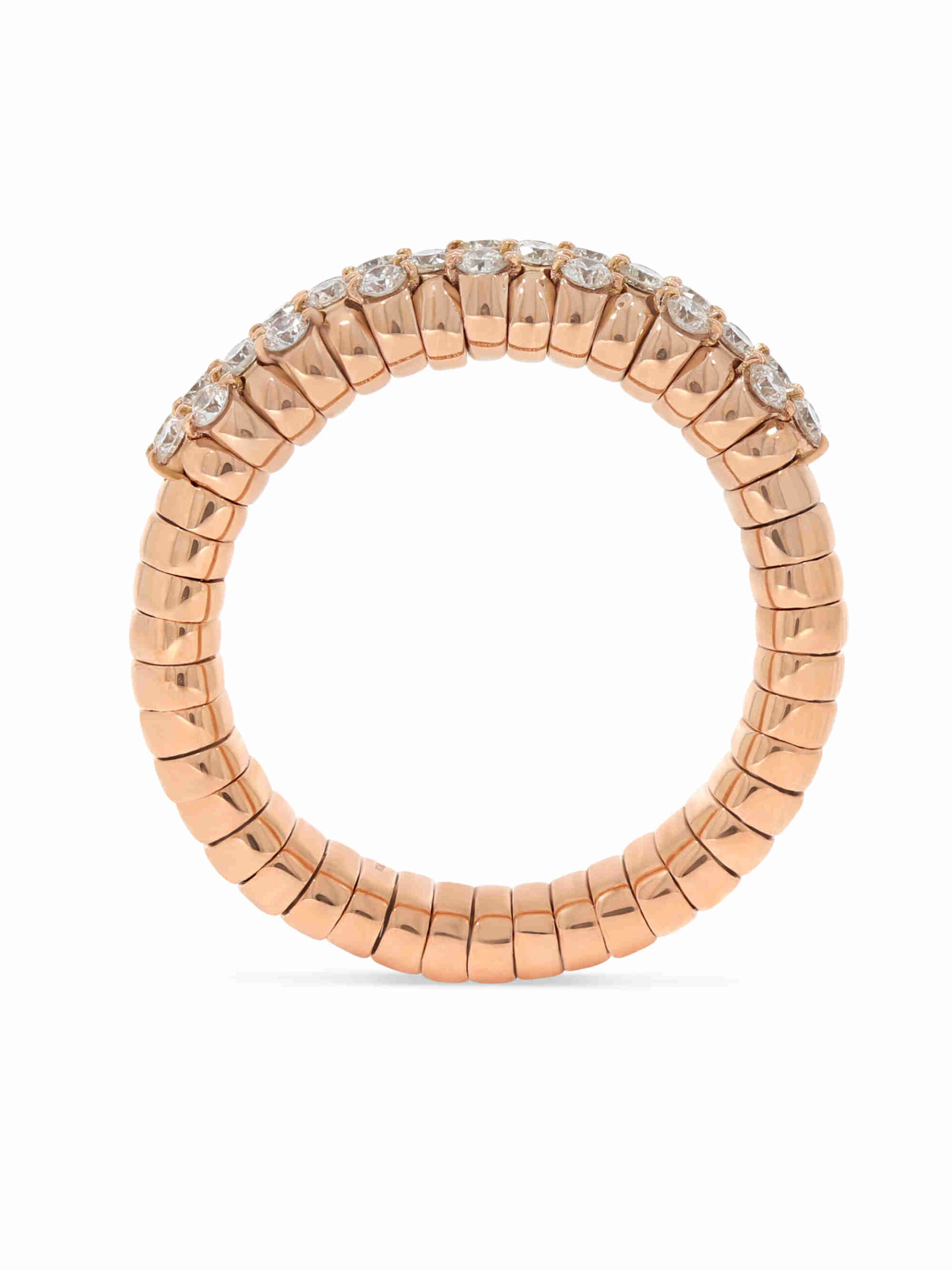 Ring mit Brillanten in 750/- Roségold
