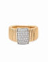 Ring mit Brillanten in 750/- Gelbgold