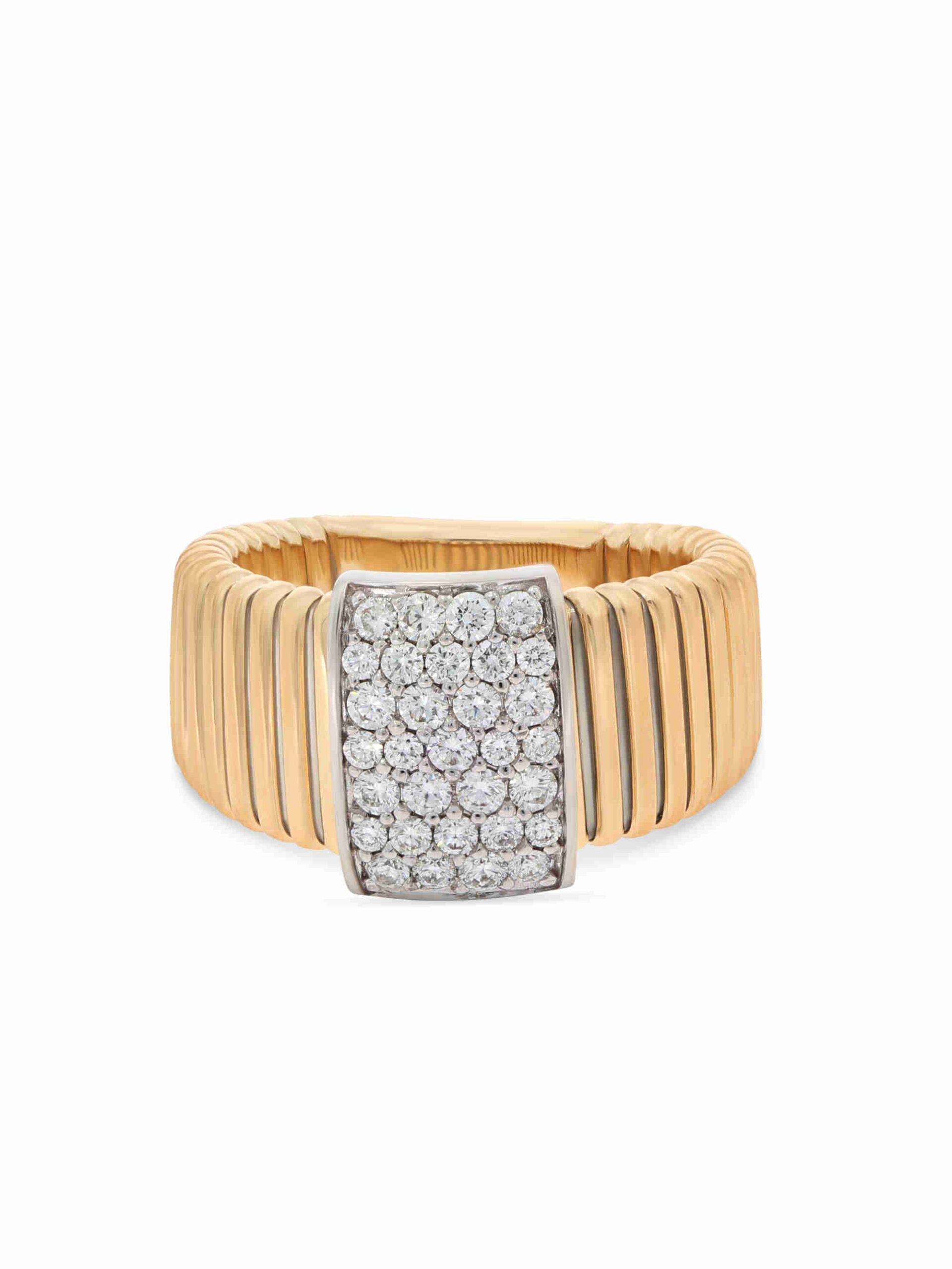Ring mit Brillanten in 750/- Gelbgold
